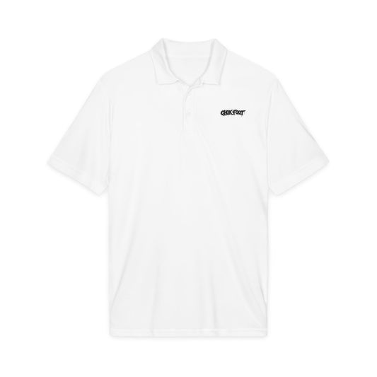 Embroidered Crew Polo — ChokeFoot Logo Athletic Performance Shirt