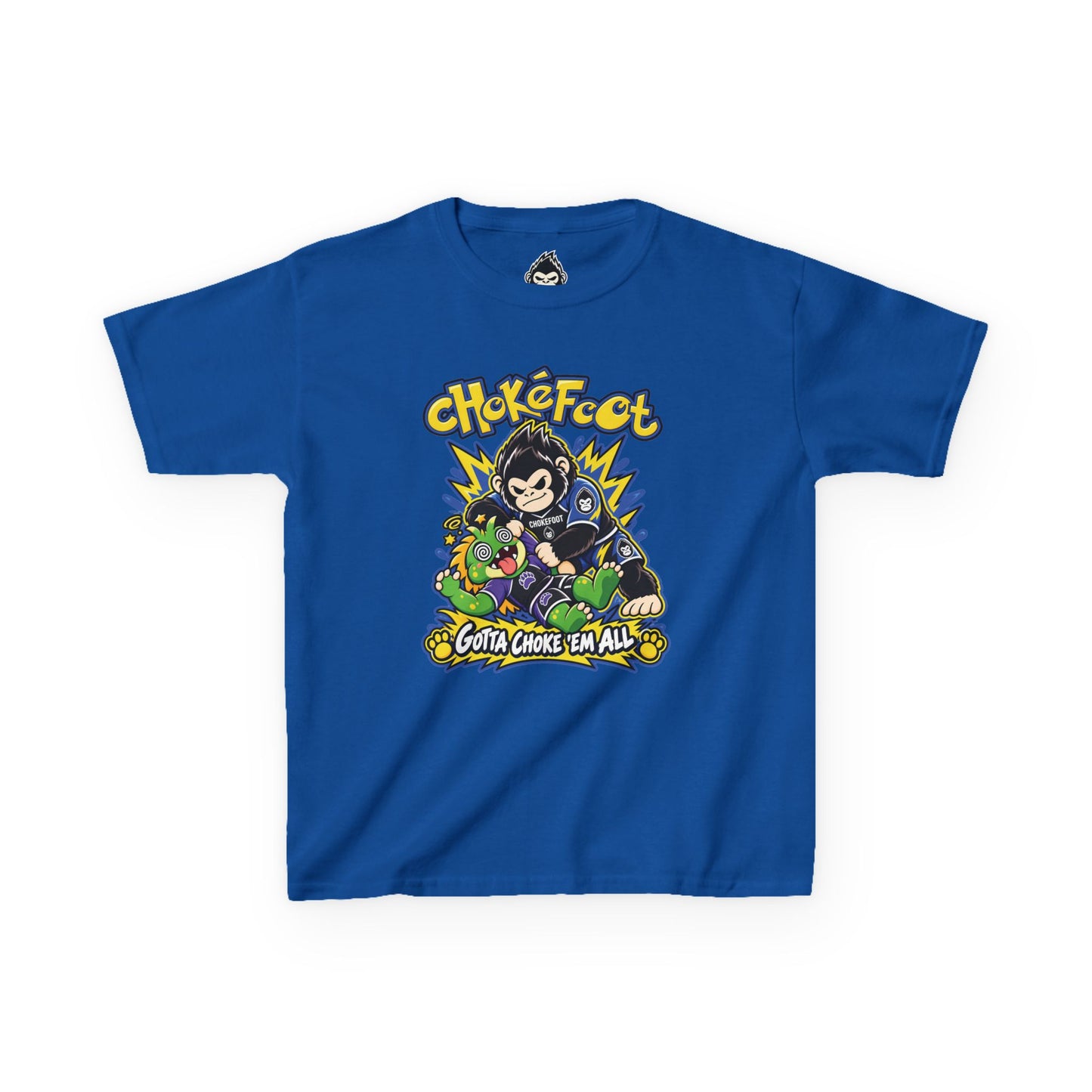 Kids Tee — ChokeFoot Cartoon Graphic (Gotta Choke 'Em All)