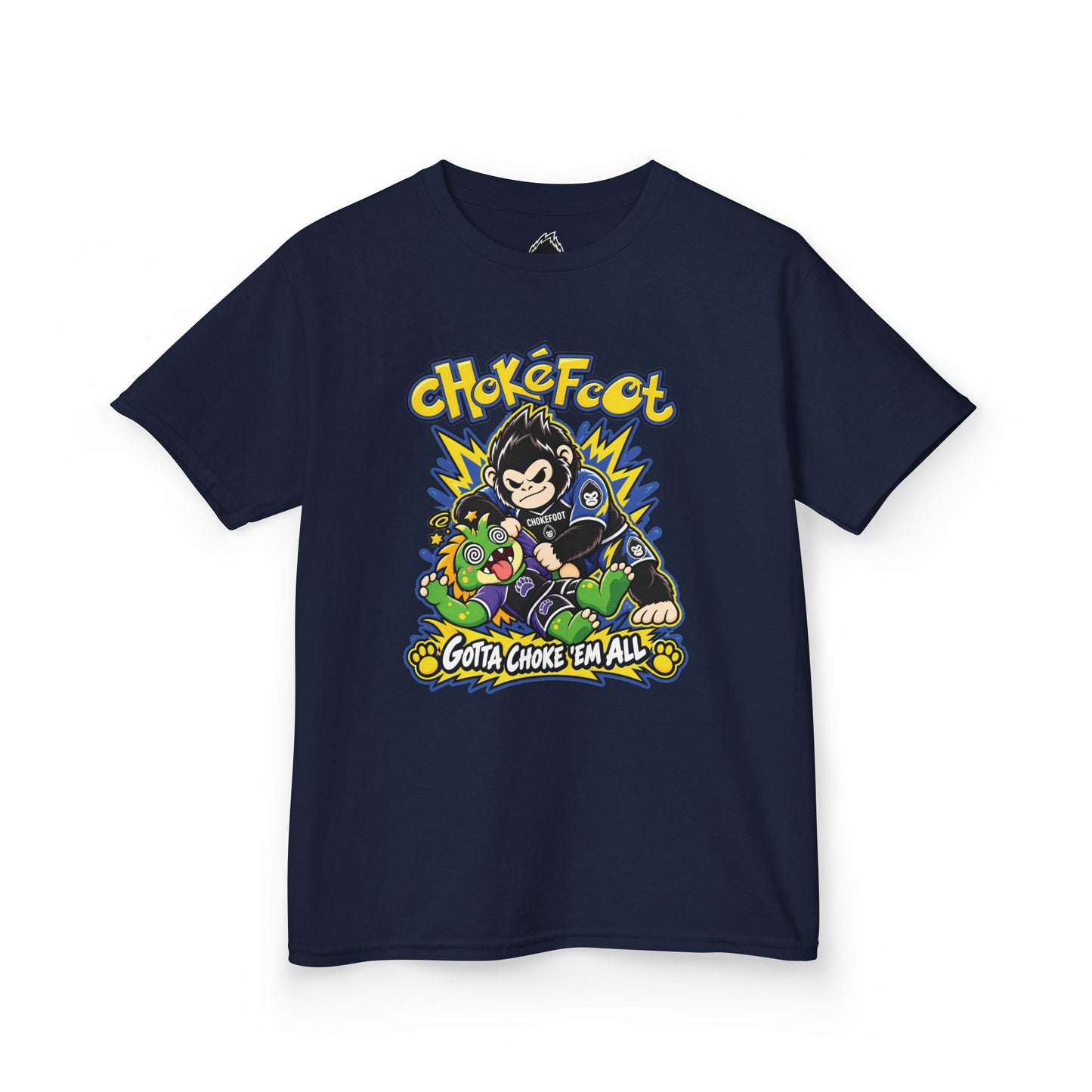 Kids Tee — ChokeFoot Cartoon Graphic (Gotta Choke 'Em All)