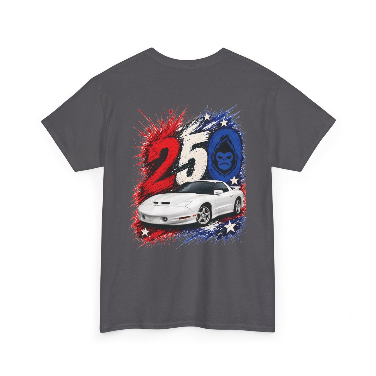25th Anniversary Firehawk T‑Shirt — Retro Muscle Car Graphic Tee