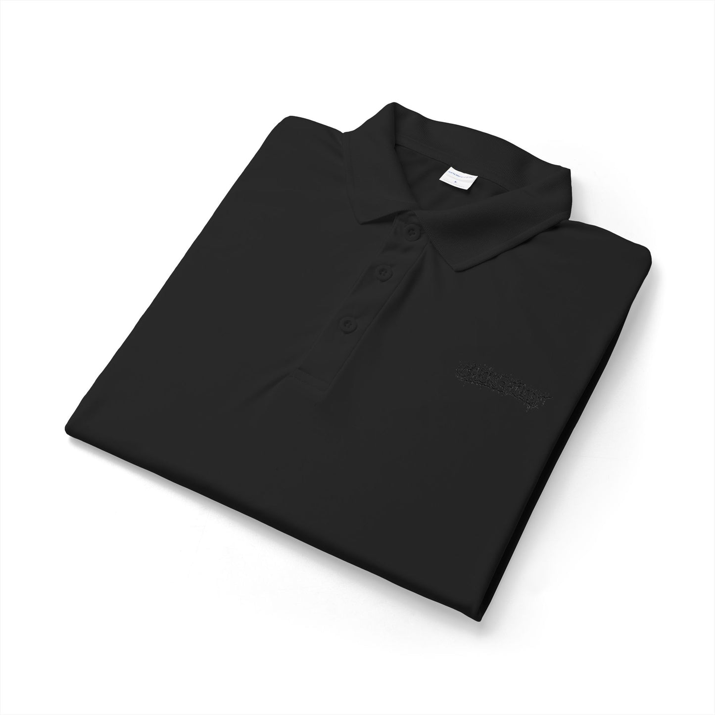 Embroidered Crew Polo — ChokeFoot Logo Athletic Performance Shirt
