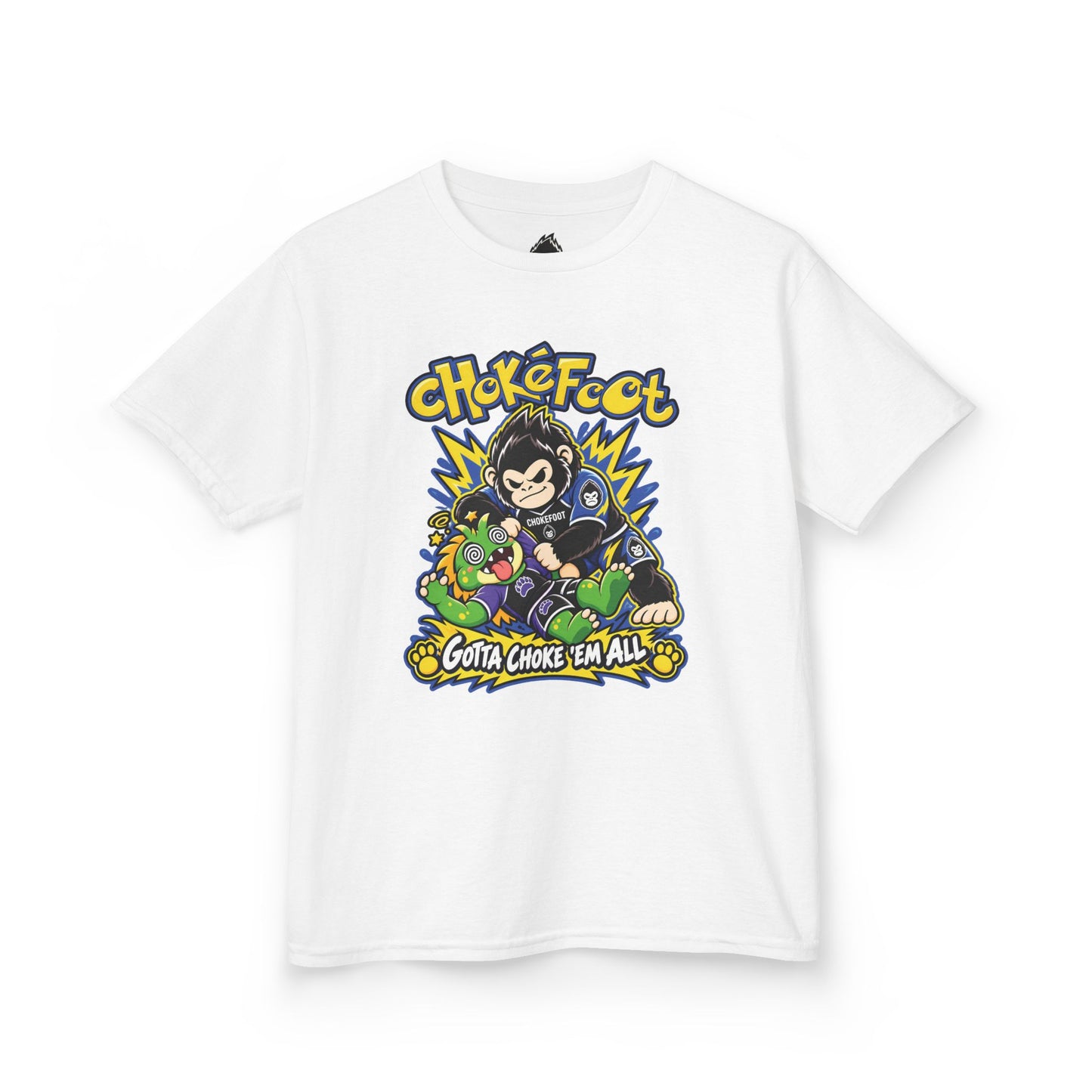 Kids Tee — ChokeFoot Cartoon Graphic (Gotta Choke 'Em All)