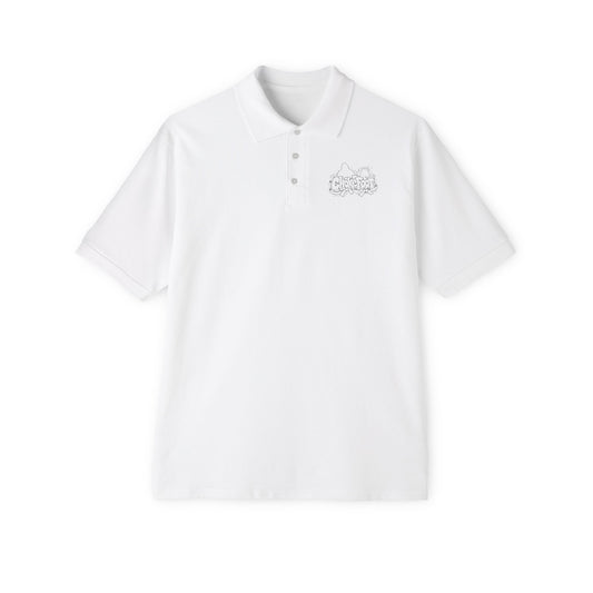 Piqué ChokeFoot Polo Shirt — Subtle Chest Logo Golf & Casual Polo