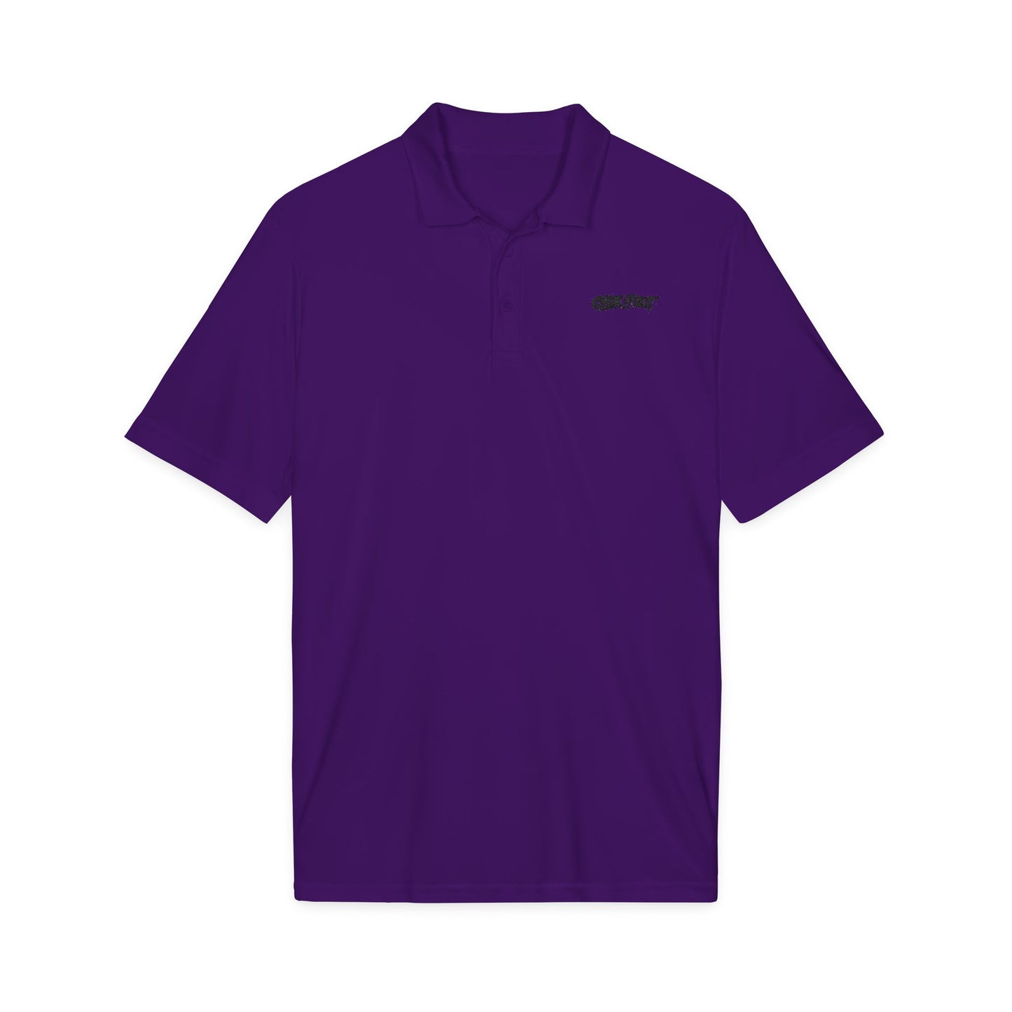 Embroidered Crew Polo — ChokeFoot Logo Athletic Performance Shirt