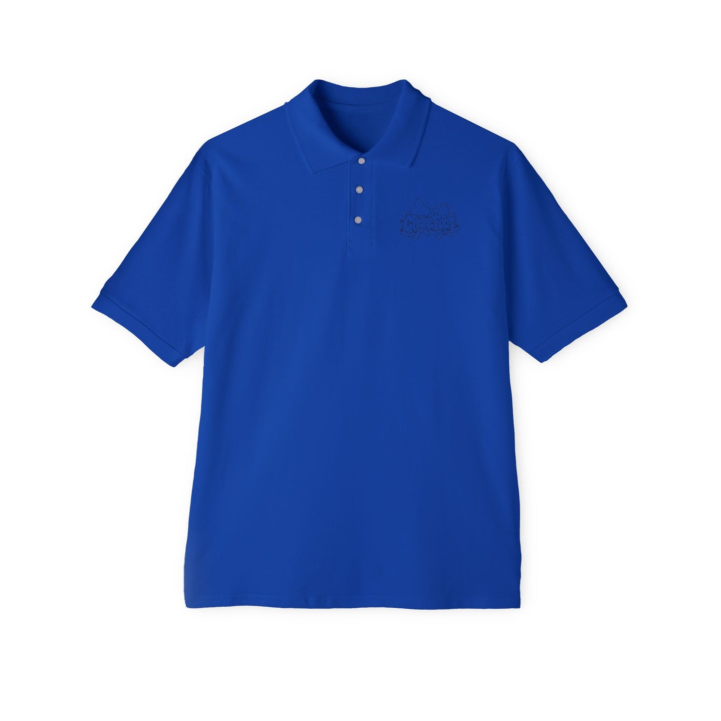 Piqué ChokeFoot Polo Shirt — Subtle Chest Logo Golf & Casual Polo