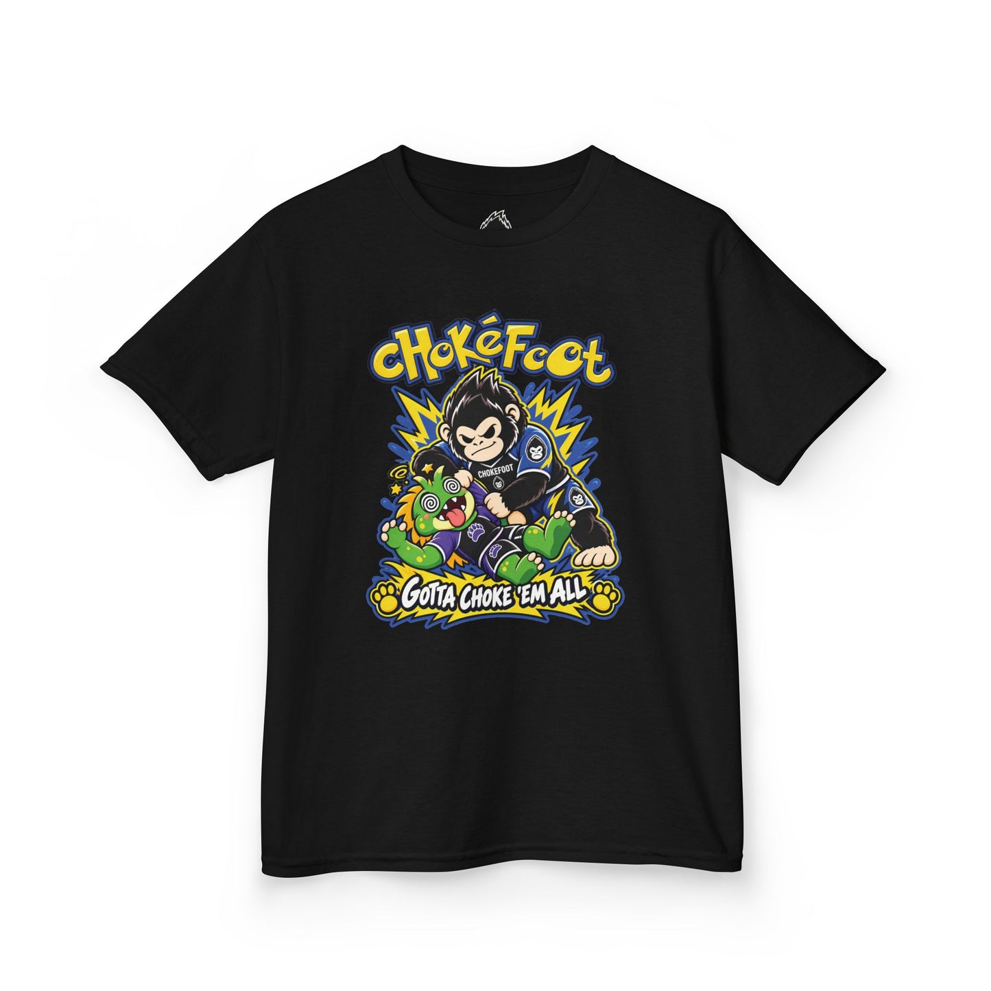 Kids Tee — ChokeFoot Cartoon Graphic (Gotta Choke 'Em All)