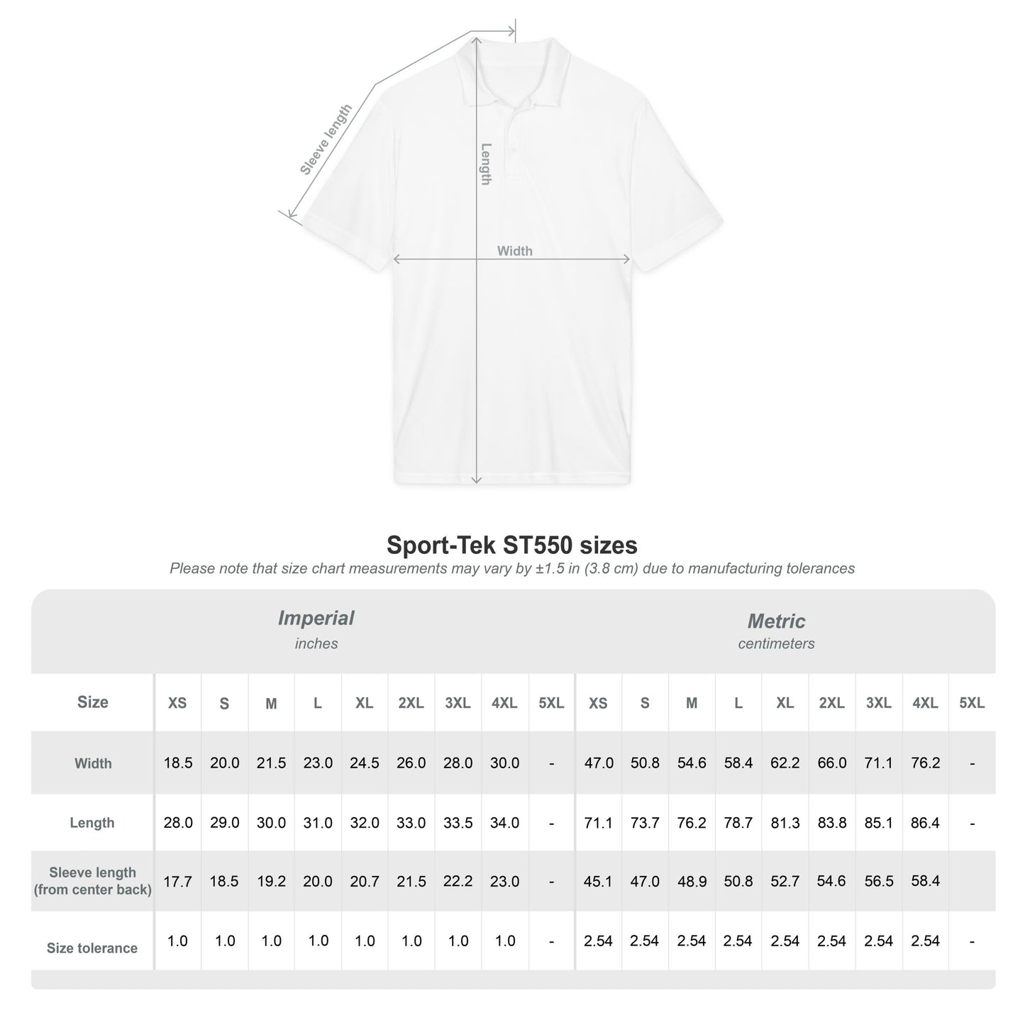 Embroidered Crew Polo — ChokeFoot Logo Athletic Performance Shirt