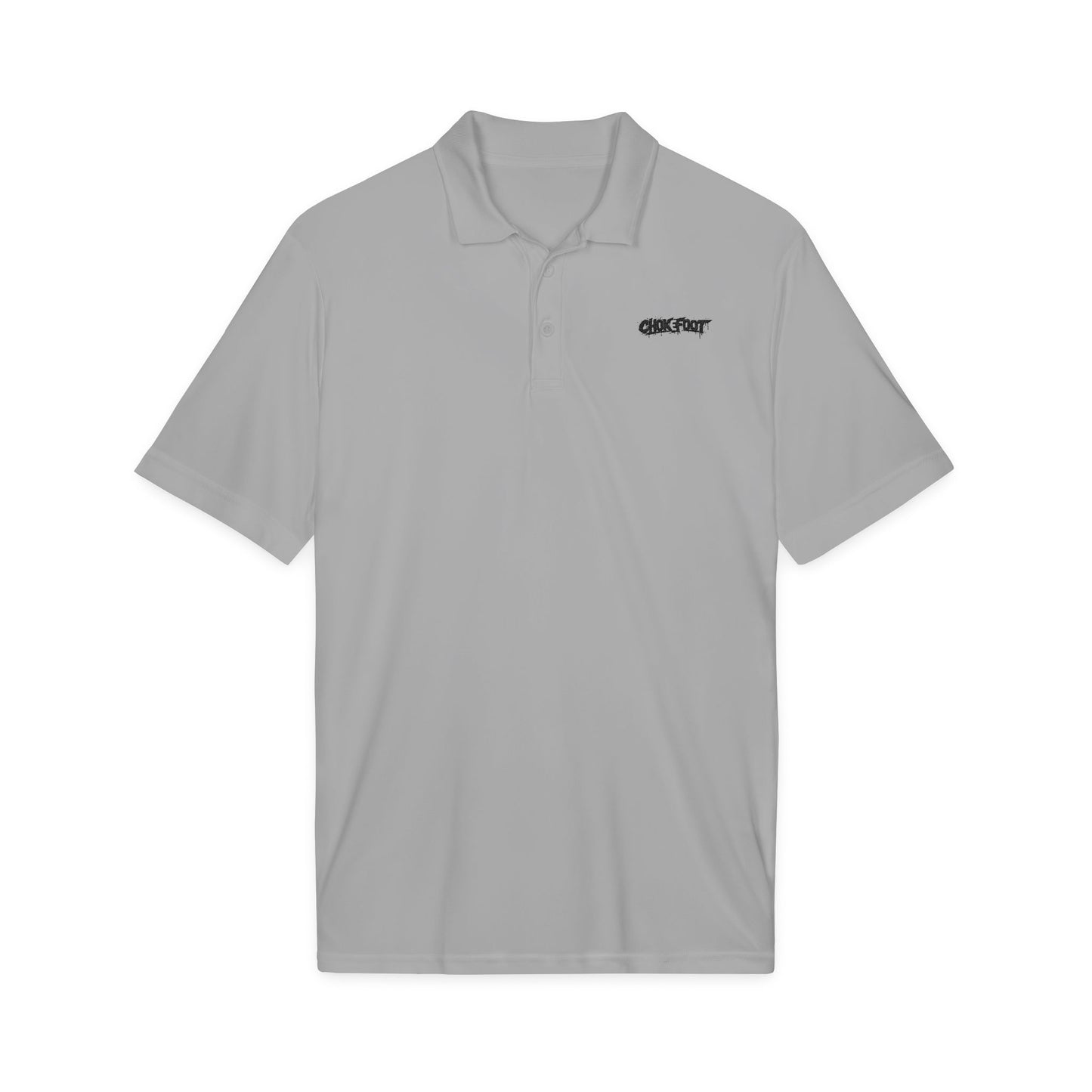 Embroidered Crew Polo — ChokeFoot Logo Athletic Performance Shirt
