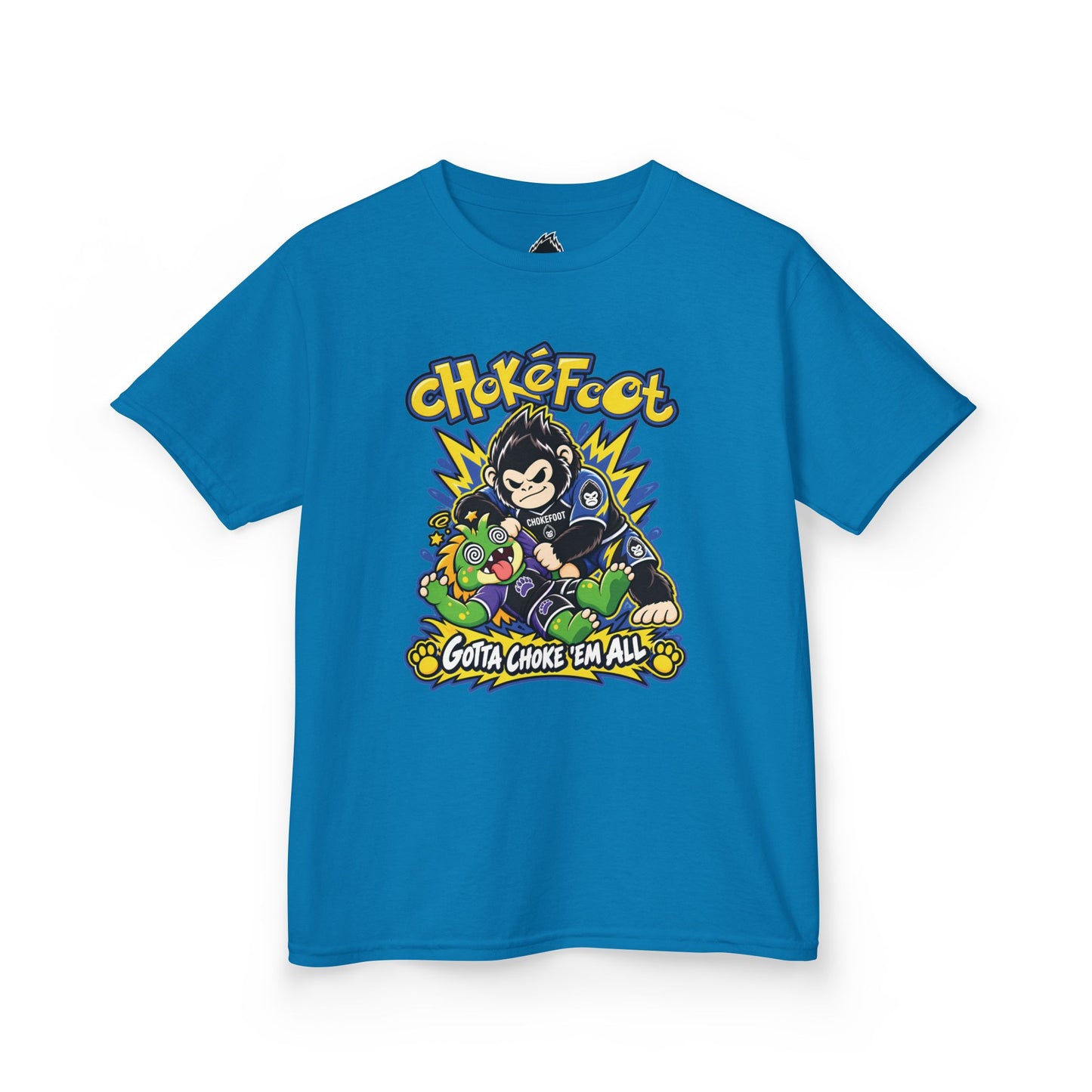 Kids Tee — ChokeFoot Cartoon Graphic (Gotta Choke 'Em All)