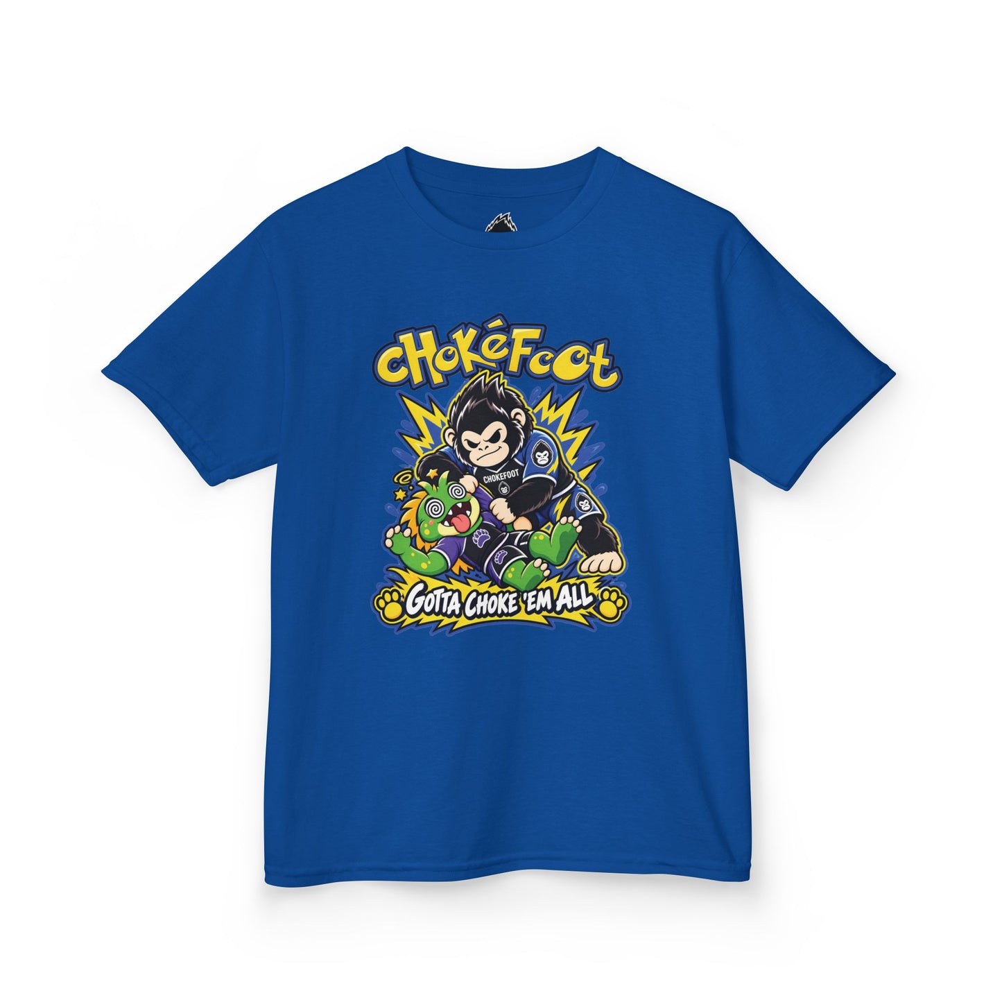 Kids Tee — ChokeFoot Cartoon Graphic (Gotta Choke 'Em All)