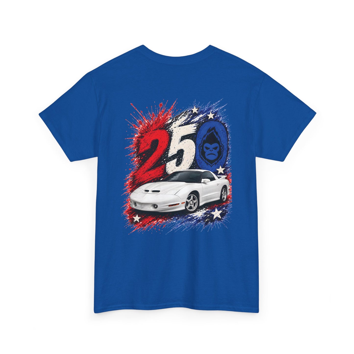 25th Anniversary Firehawk T‑Shirt — Retro Muscle Car Graphic Tee