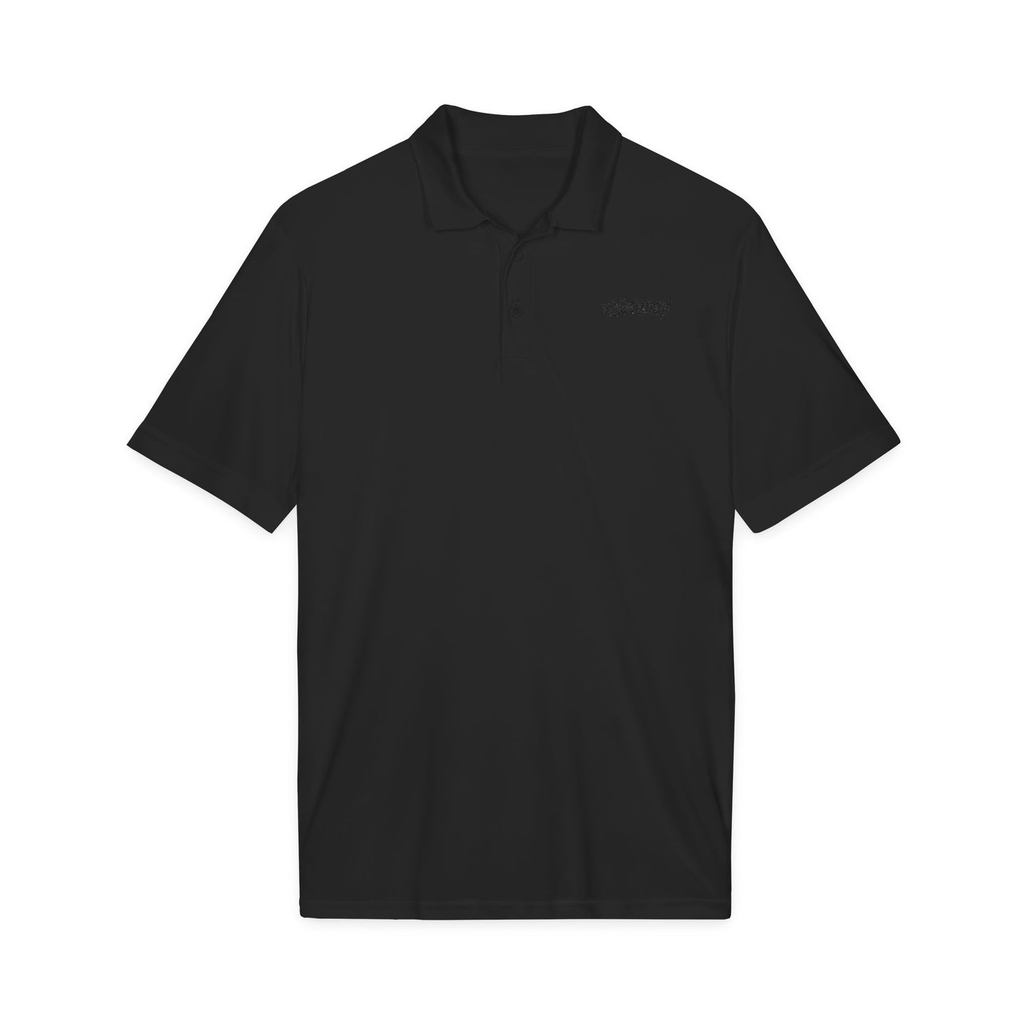 Embroidered Crew Polo — ChokeFoot Logo Athletic Performance Shirt