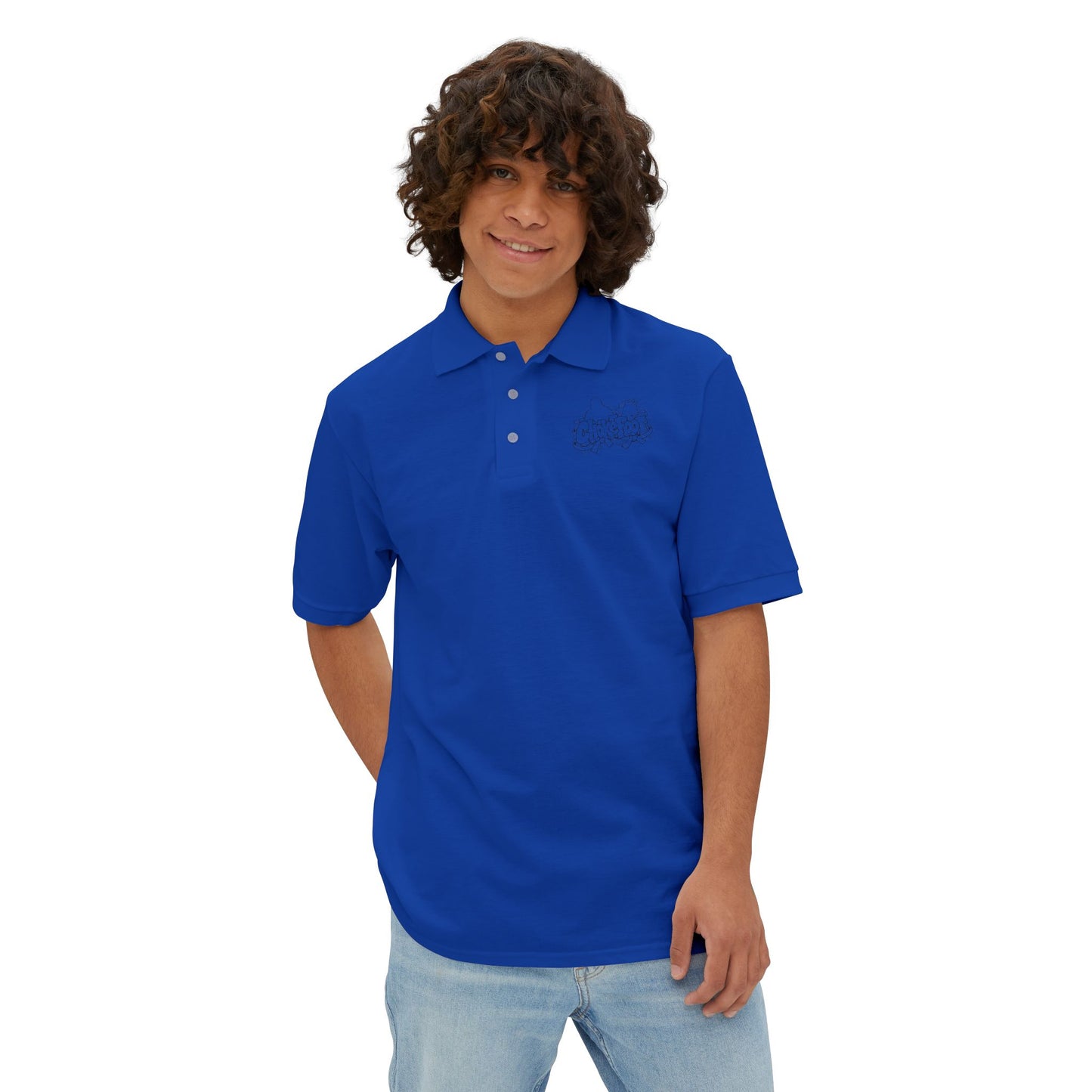 Piqué ChokeFoot Polo Shirt — Subtle Chest Logo Golf & Casual Polo