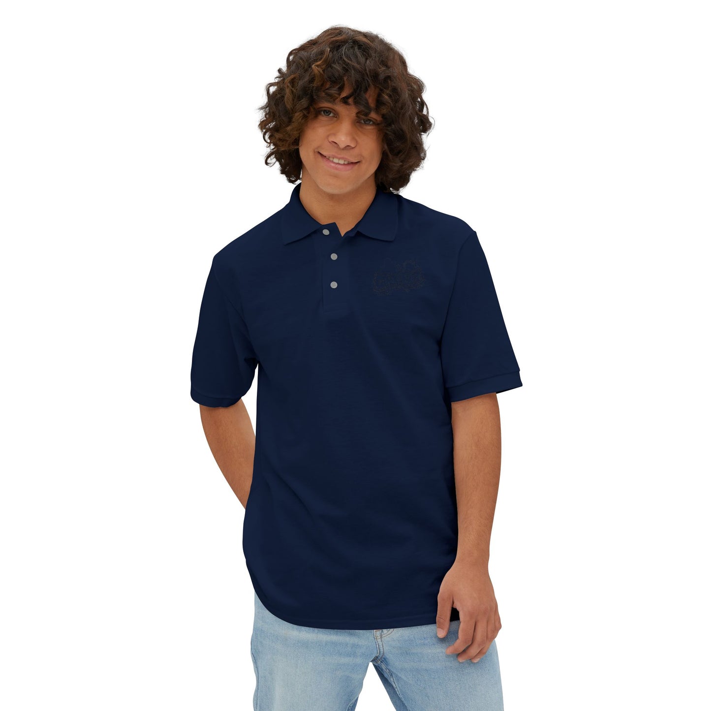 Piqué ChokeFoot Polo Shirt — Subtle Chest Logo Golf & Casual Polo